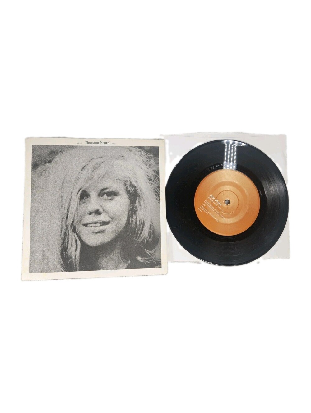 Thurston Moore John Wiese 7" Split 2004 Vinyl 45 Record Rare Indie Records